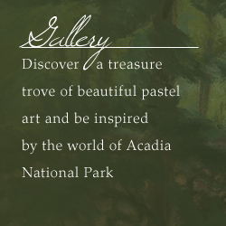 Gallery - discover a treasure trove of beautiful pastel art and be inspired by the world of acadia national park